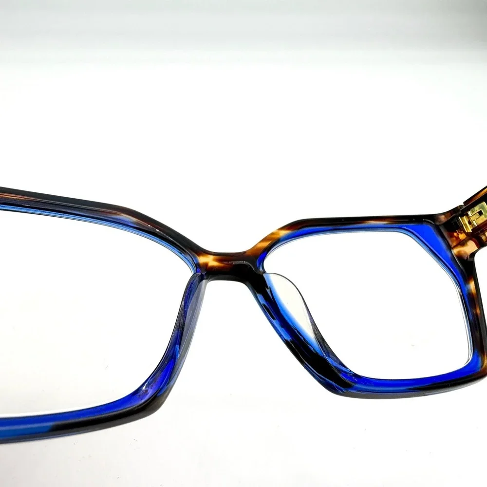 Etnia Barcelona Mambo Rx 3 Eyeglass Frames 55-15 Havana Blue Tortoise